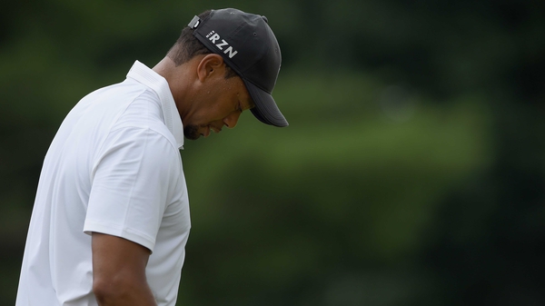 Tiger Woods was playing his first tournament since surgery in March