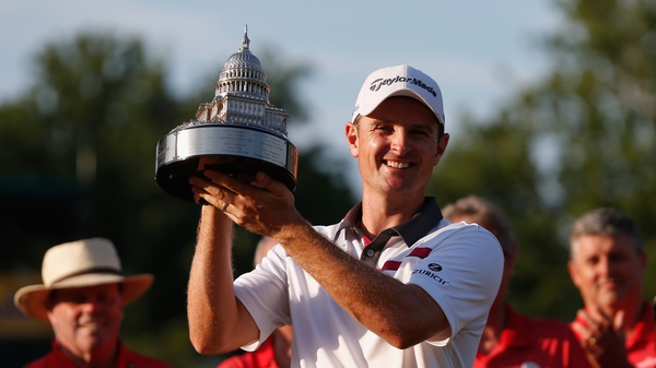 Justin Rose sealed victory on first play-off hole at Congressional