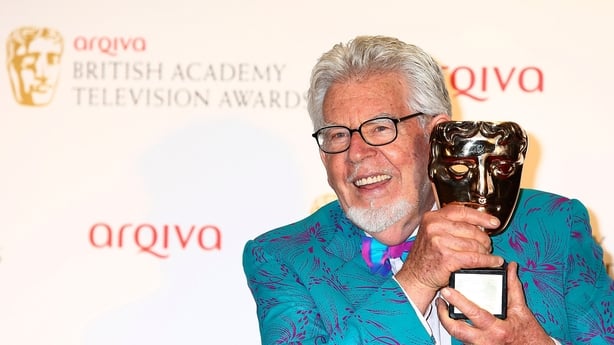 Rolf Harris with BAFTA