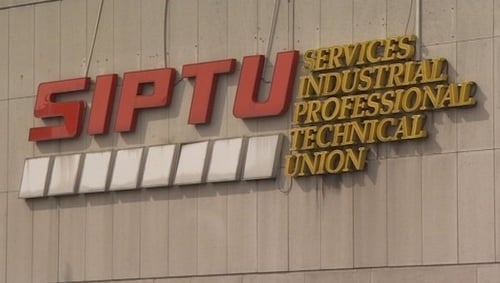 SIPTU has raised concerns about gardaí being called to the plant