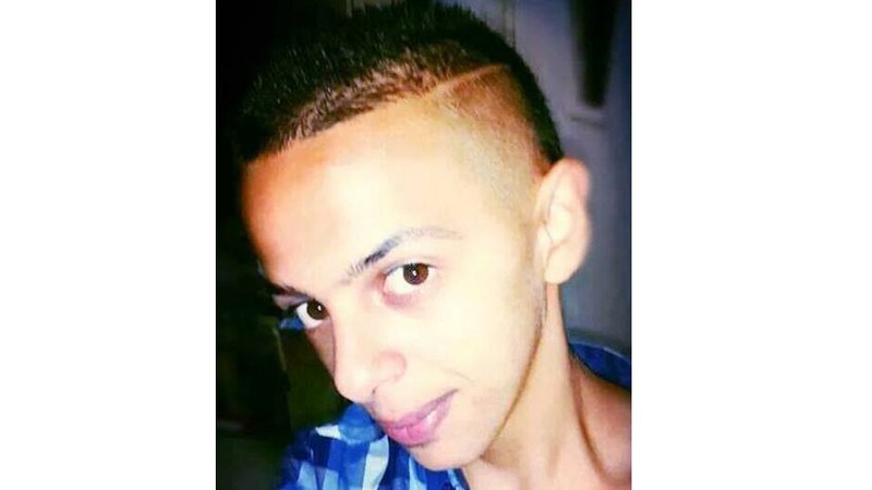 This image, widely circulated on social media, is thought to be of Muhammad Hussein Abu Khdeir