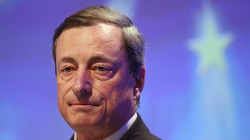 Mario Draghi said the risk of the ECB falling short of its mandate had risen in the past six months