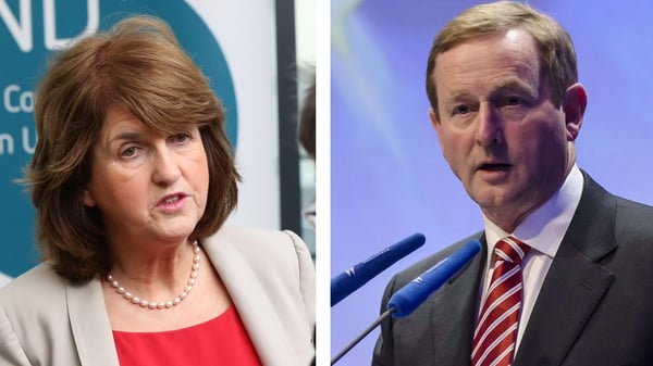 Joan Burton and Enda Kenny are understood to have been concentrating on policy areas