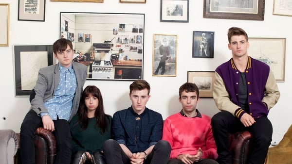 Little Green Cars play their biggest headline date this Saturday at Iveagh Gardens in Dublin (Faye and Stevie second and third from left)