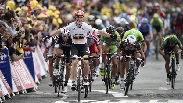 Andre Greipel comes home first