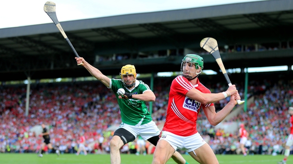 Aidan Walsh in action for Cork's hurlers during the summer