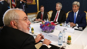 Javad Zarif (left) and John Kerry met to discuss Iran's nuclear programme