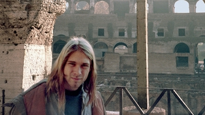 Kurt Cobain in Rome, November 1989 (photo copyright: Bruce Pavitt)