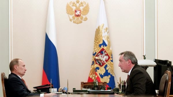 Vladimir Putin (left) and Dmitry Rogozin have spoken out against the US move