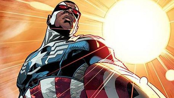 The new black Captain America. Pictiure: Marvel Comics