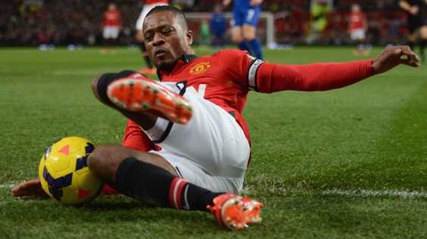 Patrice Evra played 273 games for Manchester United and scored eight goals