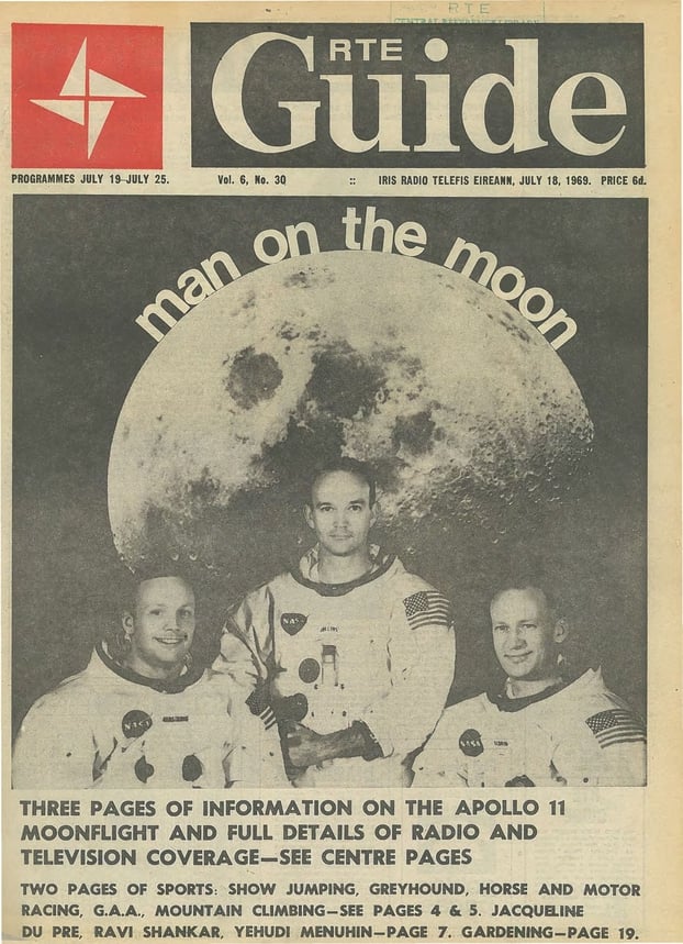 Moon Landing RTÉ Guide 1969