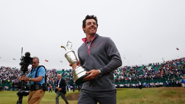 Rory McIlroy insists he has no thoughts of chasing down Jack Nicklaus' record haul of major titles