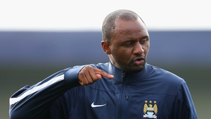 Patrick Vieira took his youth team off before half-time after the alleged incident
