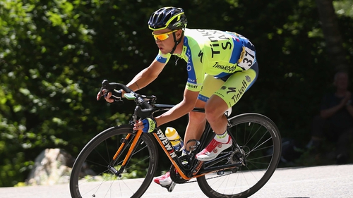 Nico Roche is in 43rd place of 166 riders in the Tour de France