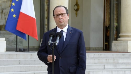 President Francois Hollande vows to continue with French economic reforms