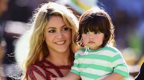 Shakira and son Milan Piqué