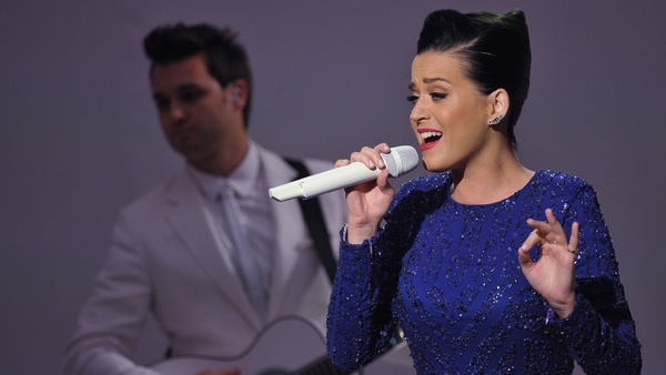Katy Perry performing at the White House