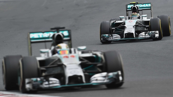 Lewis Hamilton and Nico Rosberg of Mercedes have dominated this year
