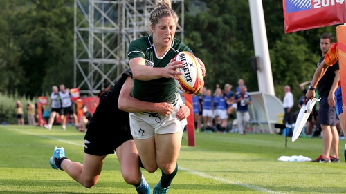 Alison Miller in action in the 2014 Women's World Cup