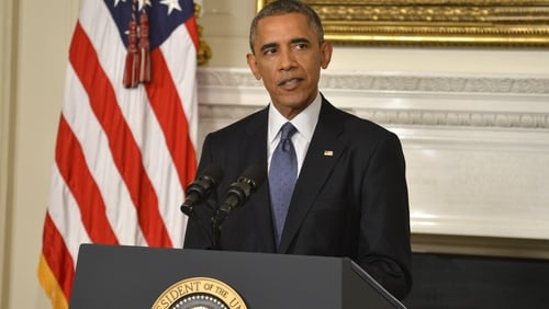 Barack Obama said 'America is coming to help' minority groups in Iraq