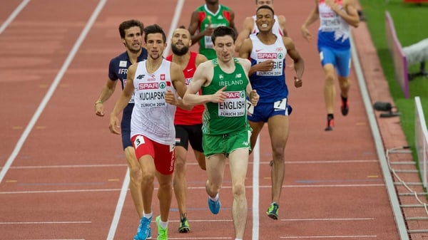 Mark English won his heat to move into the semi-finals in Zurich