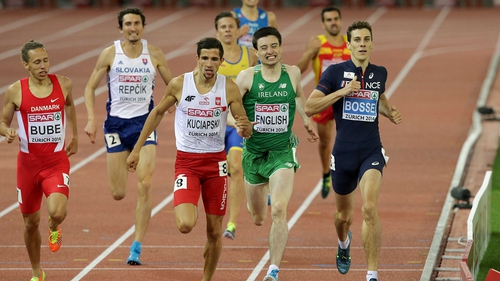 Mark English will run in the 800m final on Friday