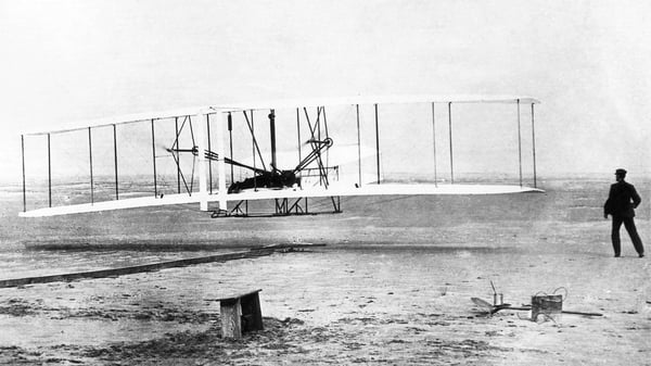 Taking off: "the Wright brothers' eureka moment, when they first took flight at Kittyhawk in 1903, was the result of both dedication and curiosity"