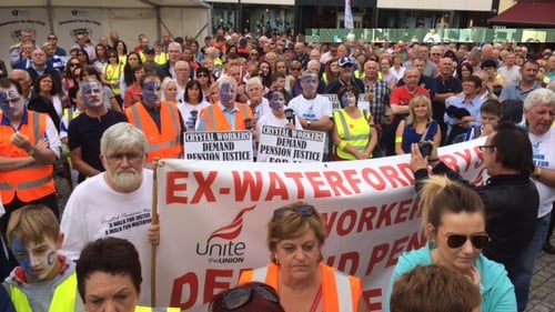 Thousands attended the march through Waterford city centre