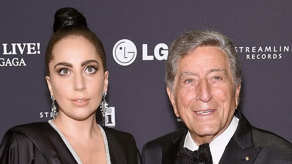 Lady Gaga with her saviour Tony Bennett