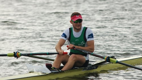 Paul O'Donovan (pictured) and Gary O'Donovan will compete in the world double sculls semi-final