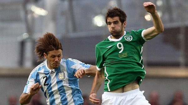 Cillian Sheridan played against Paraguay, Algeria and Argentina in 2010