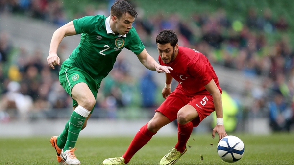 Seamus Coleman in action against Turkey earlier this year