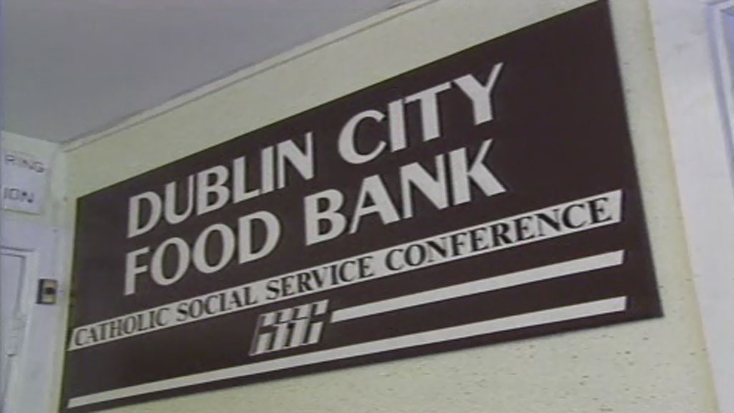 RTÉ Archives Society Dublin City Food Bank