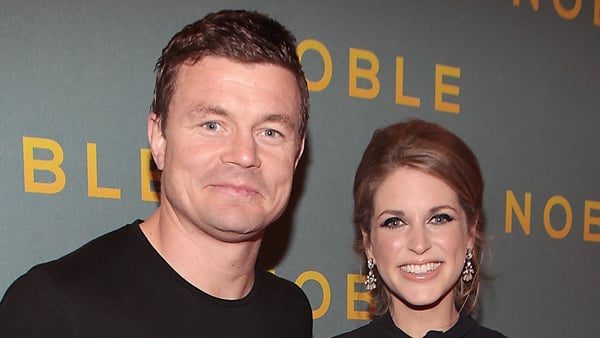 Brian O'Driscoll and Amy Huberman