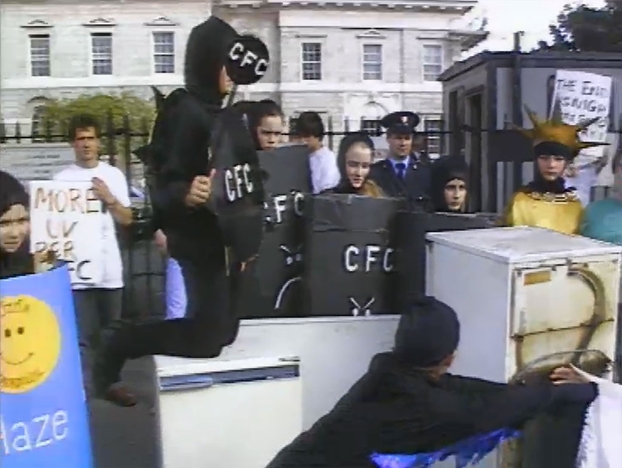 Earthwatch Protest