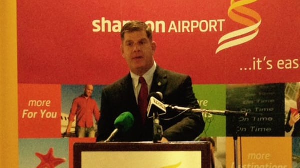 Mayor of Boston Marty Walsh said he was hugely proud and excited to be back home in Ireland
