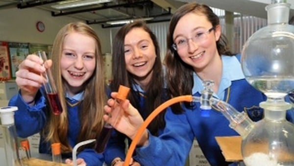 Ciara Judge, Emer Hickey and Sophie Healy Thow beat off 17 other finalists to scoop the prize (Pic: Kinsale Community School)