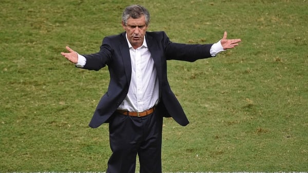 Portugal boss Fernando Santos was not happy with his captain's reaction to being substituted
