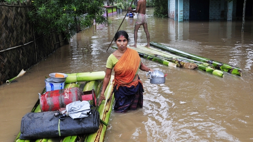 It is the second flood tragedy to strike India this month