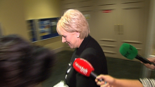 Heather Humphreys has ignored questions from the media over the the nomination of John McNulty