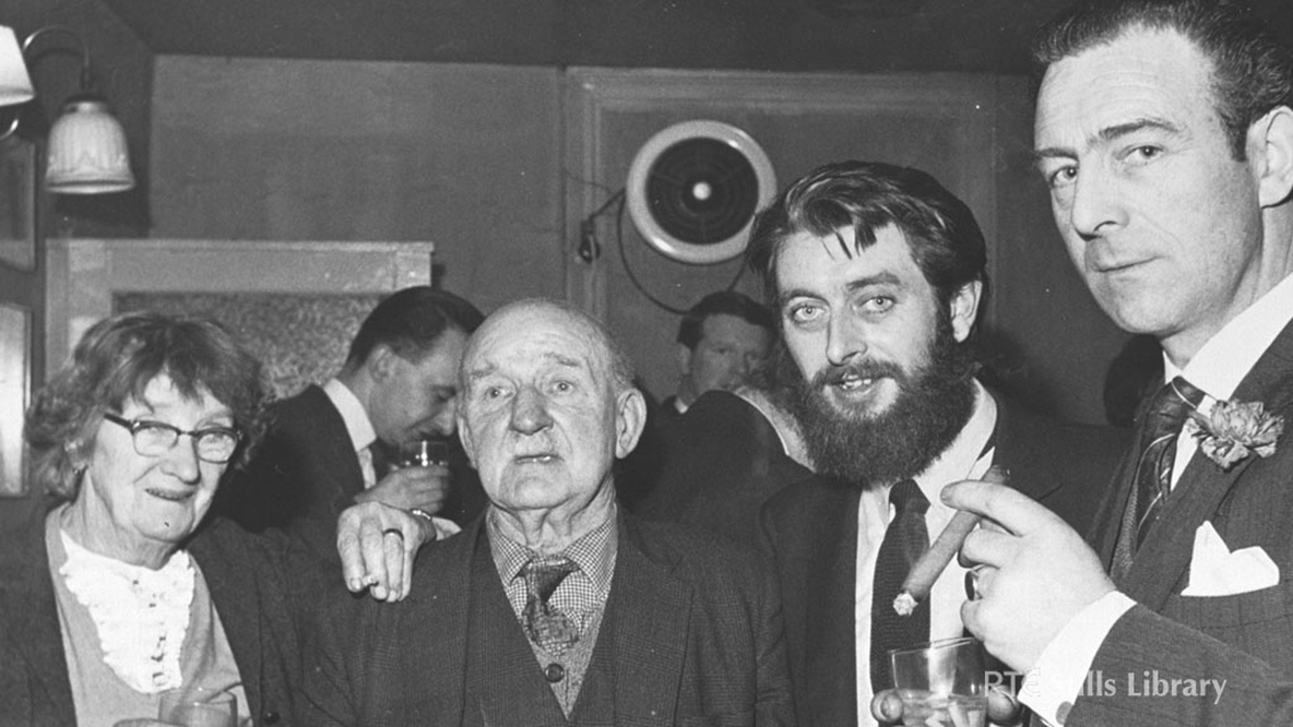 Kathleen and Stephen Behan, with Ronnie Drew. But who is the man on the right?