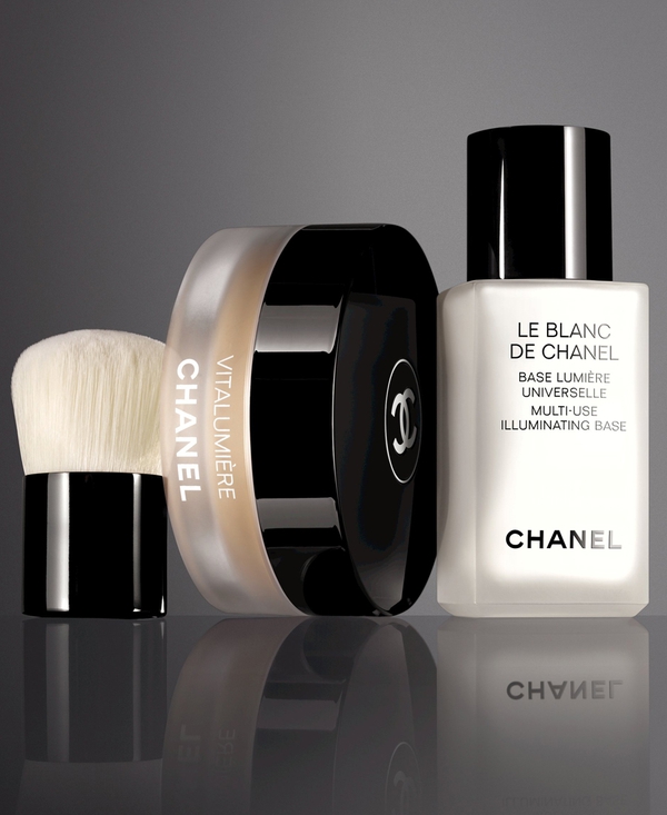 Chanel Vitalumiere Loose Powder €65 Foundation and Le Blanc De Chanel €42