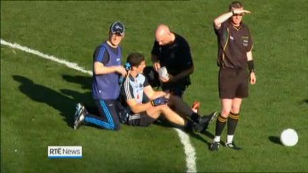 Dublin's Rory O'Carroll was concussed during the 2013 All-Ireland final