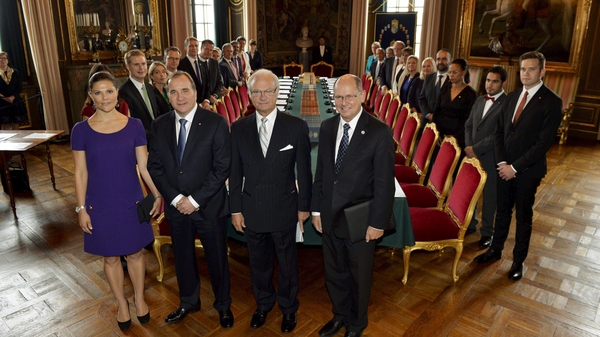 The Swedish government, pictured, said it would recognise the state of Palestine