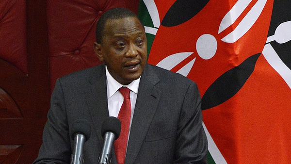 Kenyan President Uhuru Kenyatta temporarily handed power to his deputy