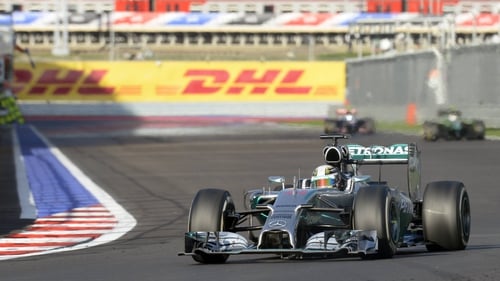 Lewis Hamilton won the inaugural Russian Formula 1 Grand Prix at the Sochi Autodrom