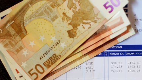 Income tax was €112m ahead of expectations