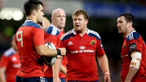 Conor Murray (l) and Damien Varley (r) were both sin-binned against Leinster