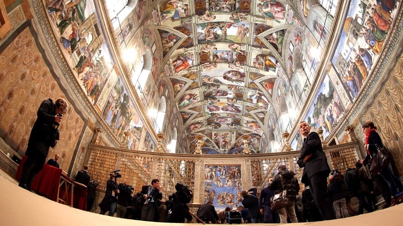 Sistine Chapel Ceiling And Altar Wall Frescoes Ap Art